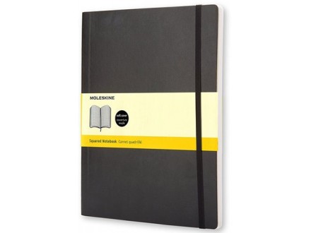 Moleskin Soft Extra Large Squared Notebook - Moleskine