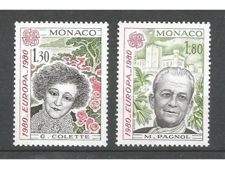 Monako 1980. EVROPA CEPT cista serija