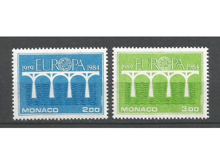 Monako 1984. EVROPA CEPT cista serija