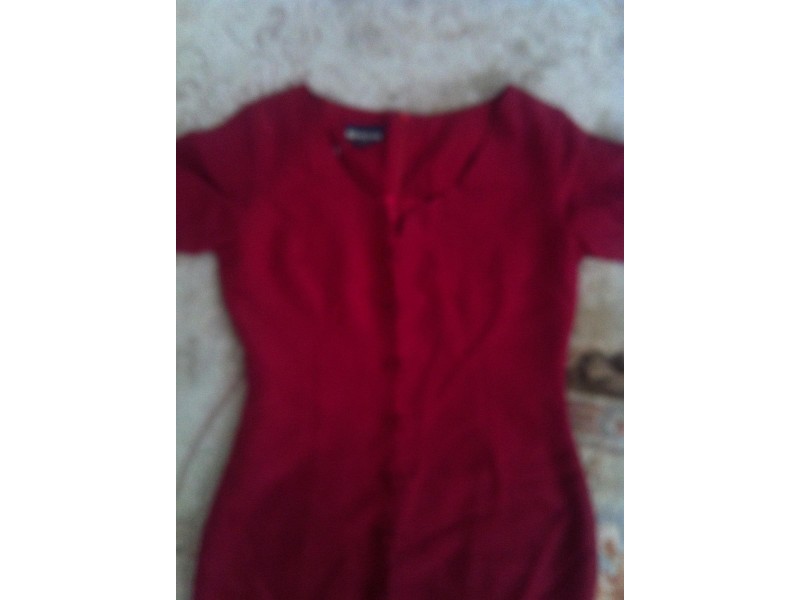 Monsoon karmin crvena haljina-svila