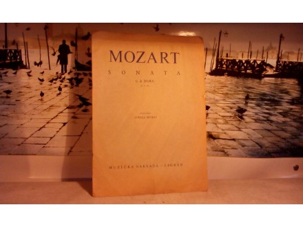 Mozart  sonata u A duru