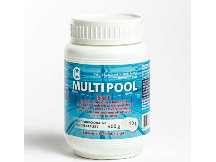 Multi Pool 20g Tablete za tretman vode u bazenima 5u1 400g MCom