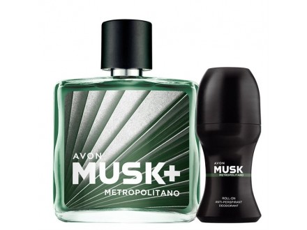 Musk Metropolitano umirujući mirisni DUO by Avon