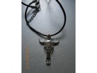 Muška ogrlica - Lobanja bika simbol istrajnosti, odlučn