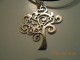 Muško-ženska ogrlica Drvo života-boje srebra slika 3