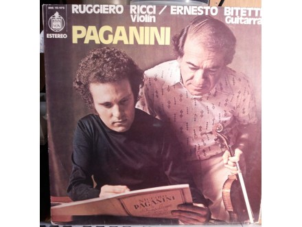 N.PAGANINI-R.RICCI/E.BITETTI-WORKS FOR VIOLIN&GUITAR