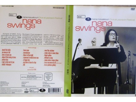 NANA MOUSKOURI - NANA SWINGS - DVD