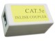 NCA-LC5E-001 Gembird Cat.5E LAN coupler white Spojnica za kabl RJ-45 (alt. TA-350) slika 1