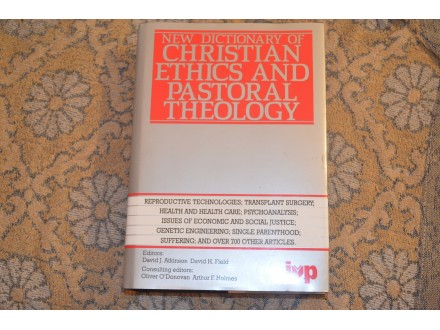NEW DICTIONARY OF CHRISTIAN ETHIC  PASTORAL PSYCHOLOGY