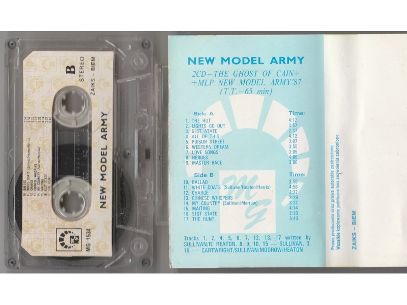 NEW MODEL ARMY - The Ghost Of Cain/N.Model Army `87