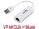 NIC-U6** Gembird USB 2.0 to Fast Ethernet LAN adapter 10/100 white,  mrezna kartica (399) slika 1
