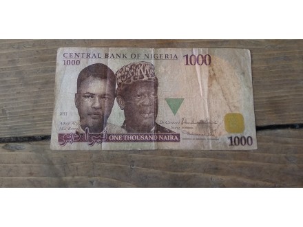 NIGERIA 1000 N 2011