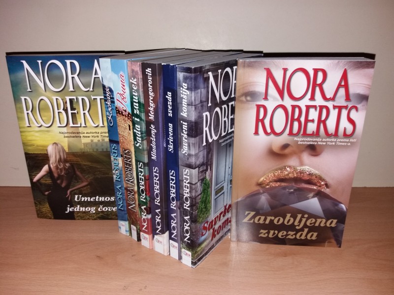 NORA ROBERTS - komplet 8 knjiga