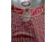 NOVA Roze prugasta bluza od tila sa sjajnim strasom slika 1