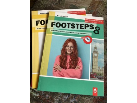 NOVO FOOTSTEPS 8 udžbenik i radna sveska