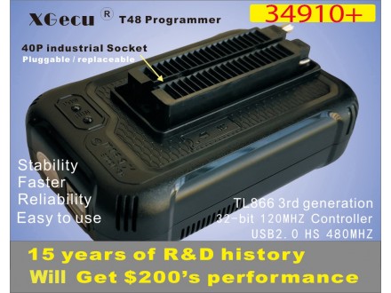 NOVO T48 ( TL866 3G ) universal programmer.Najnovije