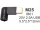 NPC-IB01 (M25) Gembird konektor za punjac 45W-20V-2.25A, USB PIN slika 1