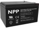 NPP NP12V-12Ah, AGM BATTERY, C20=12AH, T2, 151x98x95x100, 3,3KG, BLACK slika 4