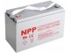 NPP NPG12V-100Ah, GEL BATTERY, C20=100AH, T16, 330x171x214x220, 27,3KG, Light grey slika 1
