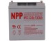 NPP NPG12V-24Ah, GEL BATTERY, C20=24AH, T14, 166x126x174x181, 7,6KG, Light grey slika 1