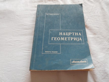 Nacrtna geometrija,Vinko Đurović, naučna knjiga