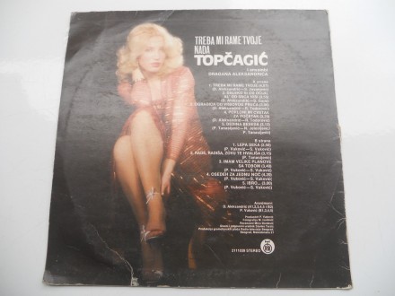 Nada Topcagic - treba mi rame tvoje LP