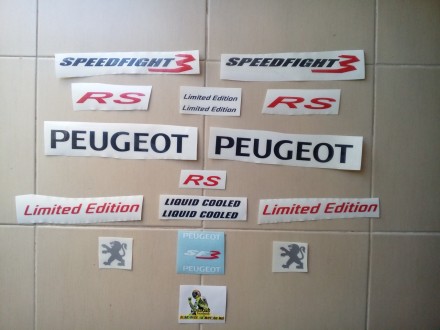 Nalepnice za motore Peugeot SF3 Limited RS