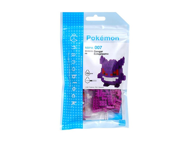 Nanoblok kockice - Pokemon, Gengar Ectoplasma, 150 pcs - Pokemon