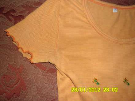 Narandzasta majica za devojcicu