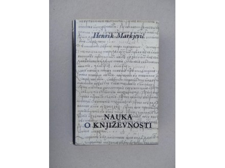 Nauka o književnosti - Henrik Markjevič