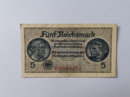 Nemacka 5 reichmark 1940