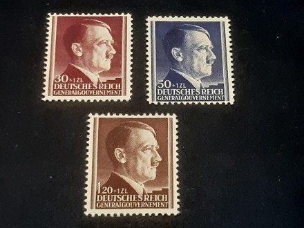 Nemačka okupacija Opšti kabinet 1942 Hitler Kompl ser