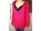 Nemački džemper košulja roze crvena XL/XXL 42/44 - NOVO