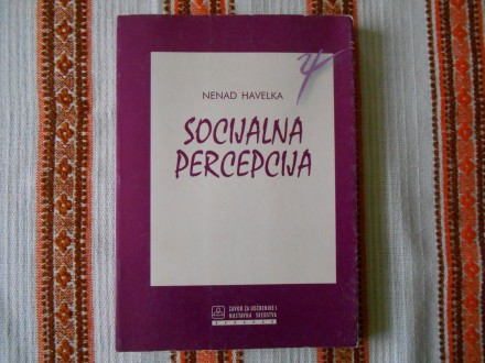 Nenad Havelka - Socijalna percepcija