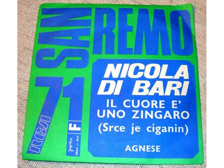 Nicola Di Bari - Il Cuore Ѐ  Uno Zingaro / Agnese