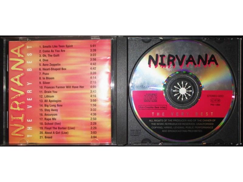 Estéril Detenerse todo lo mejor Nirvana-The Very Best CD - Kupindo.com (63706389)