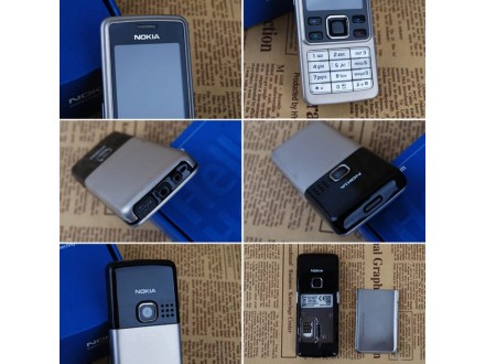 Nokia 6300 u crnoj i sivoj boji-Novo!