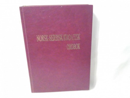 Norsk serbis kroatisk ordbok norveško srpski rečnik