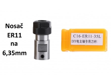 Nosac ER11 steznih caura - C16-ER11-35L-6,35mm