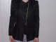 Nov crni zip blejzer jakna M/L vel slika 2