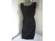 Nova Easy price crno srebrna haljina S slika 1
