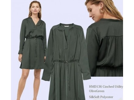 Nova H&;M maslinasto zelena haljina