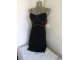 Nova Simpa crna haljina sa nitnama S/M slika 2