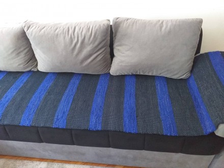 Nova krpara za krevet, tamno plave nijanse
