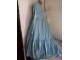 Nova plava pamucna od karnera haljina S/M slika 3