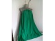 Nova tamno zelena ukoso bretele haljina S/M slika 2