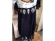 Nova zenska indijska haljina za punije dame Nini Crna slika 2