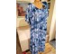 Nova zenska indijska haljina za punije dame Nini Plava slika 2