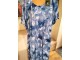 Nova zenska indijska haljina za punije dame Nini Plava slika 4