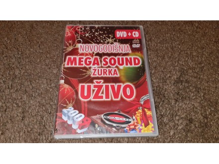 Novogodišnja Mega sound žurka uživo CD+DVD , NOVO